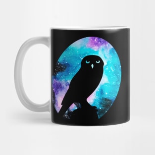 Galaxy Owl Silhouette Mug